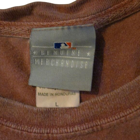 VTG Texas Rangers Large T Shirt Faded Grunge MLB Baseball Fan Y2K 90's - Picture 3 of 6